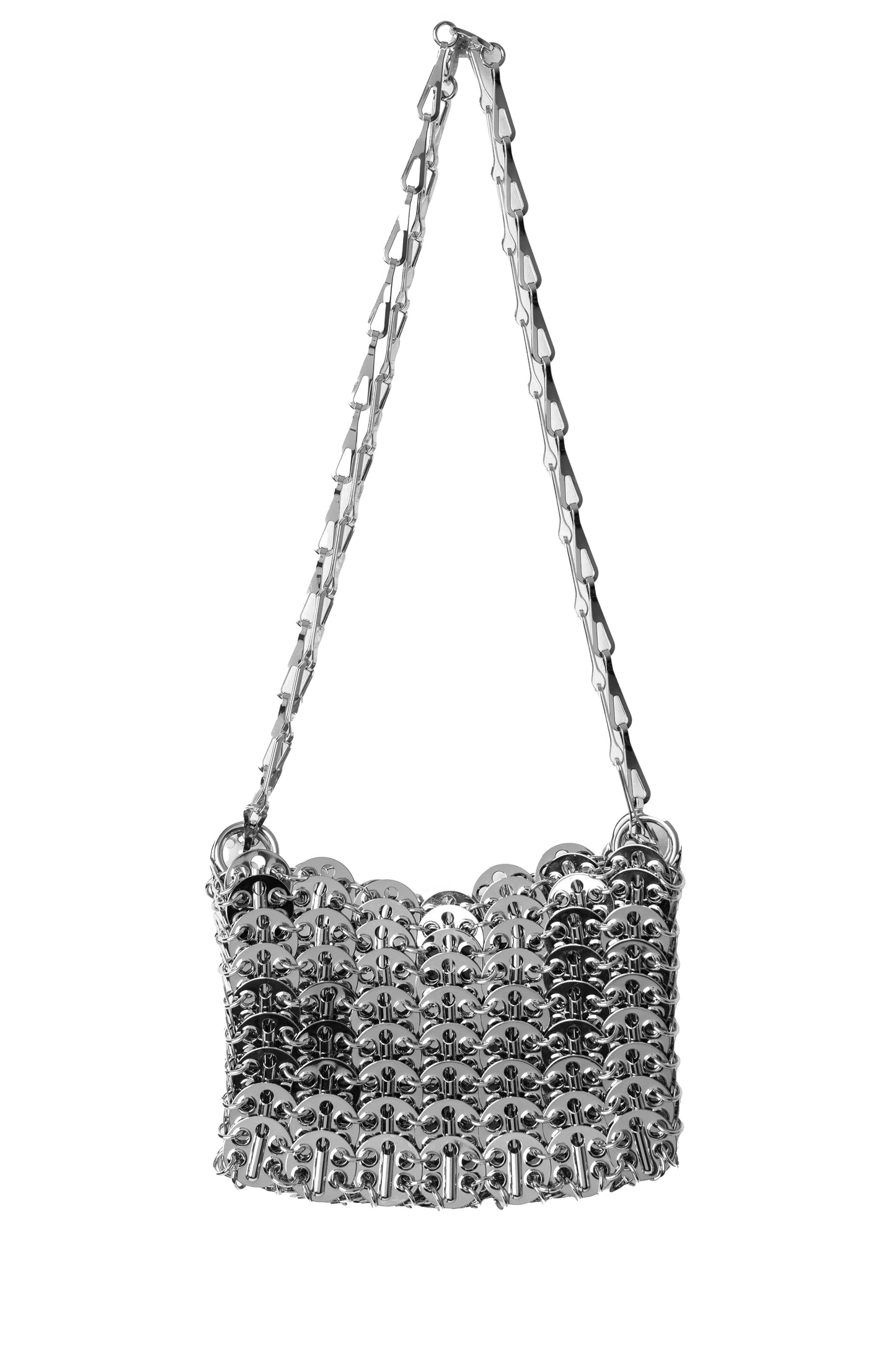 Paco Rabanne Mini Crystal-Embellished Shoulder Bag
