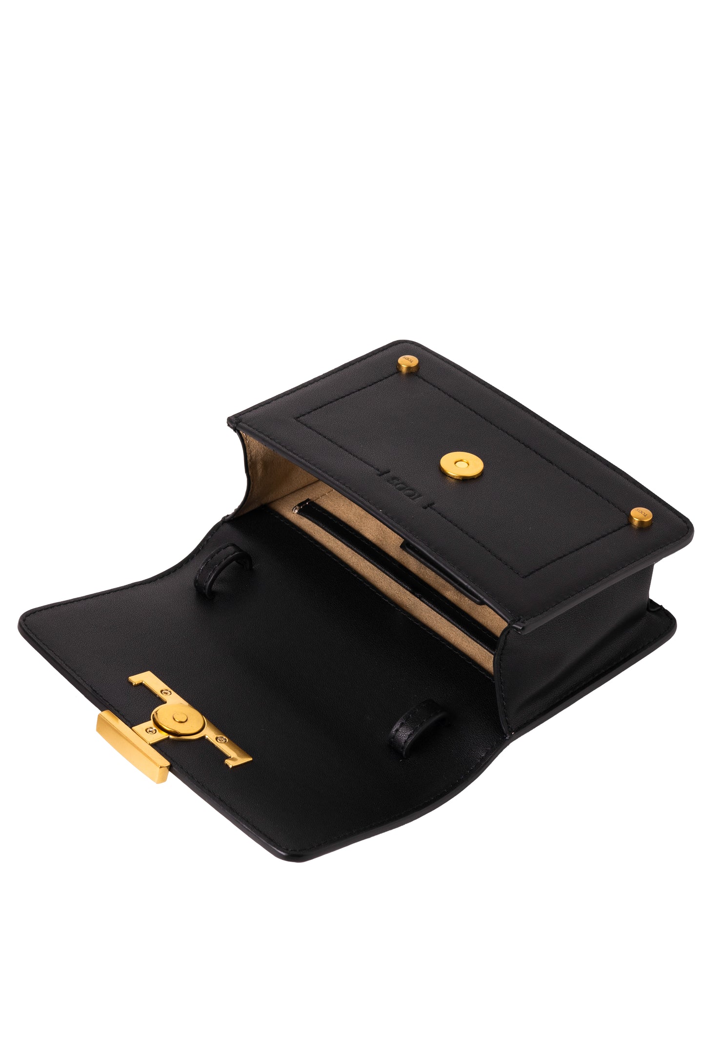 TOD's T Timeless Crossbody Black Bag