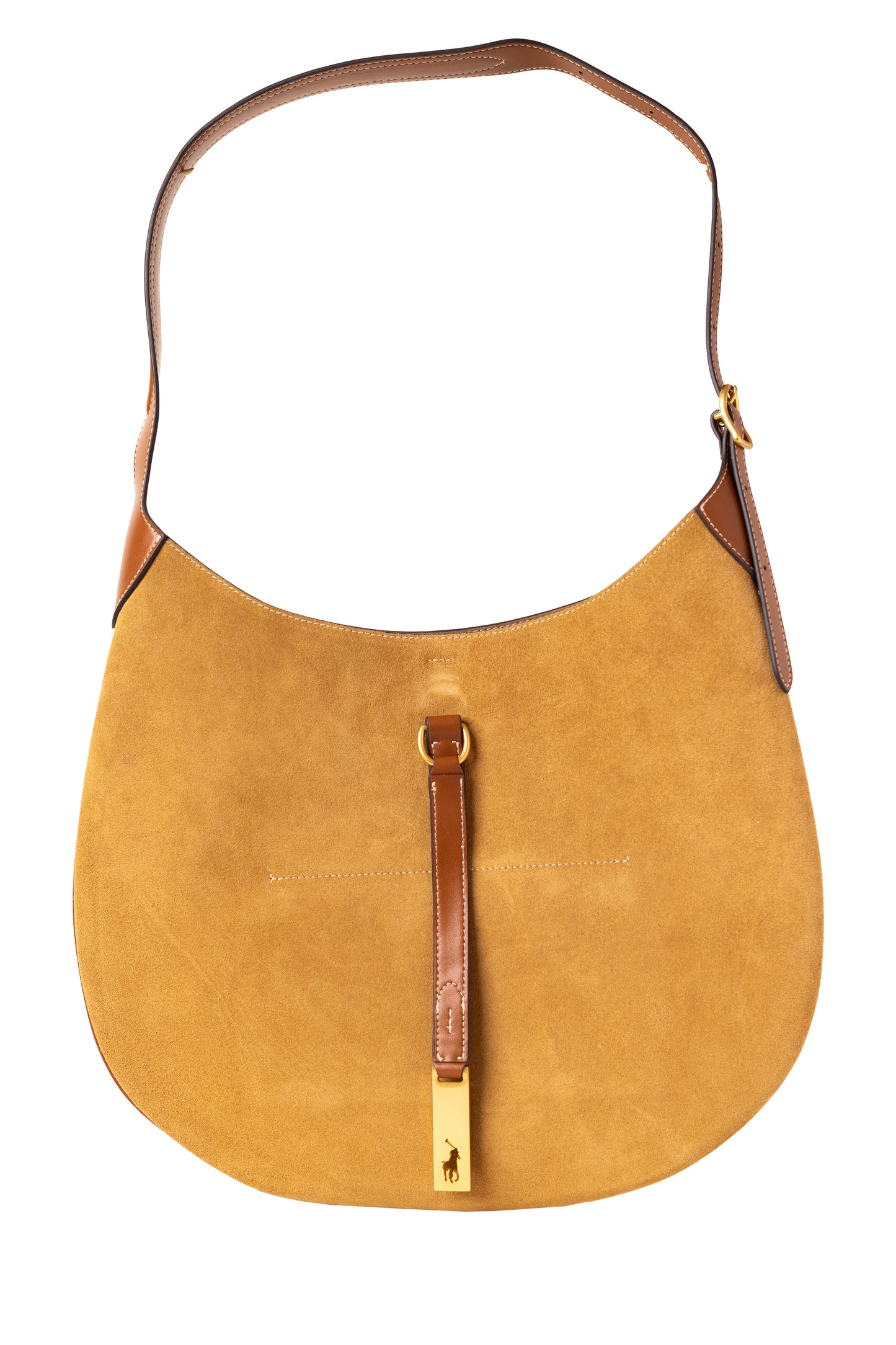 Ralph Laurent Polo ID Suede Shoulder Bag